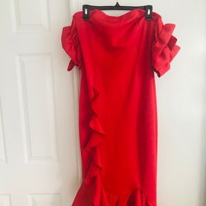 Off the shoulder dress